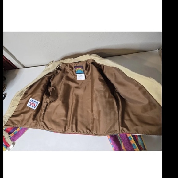 Vintage Pioneer Wear Womans Fringe Jacket Western Multicolored Adult Size Large - Picture 8 of 12